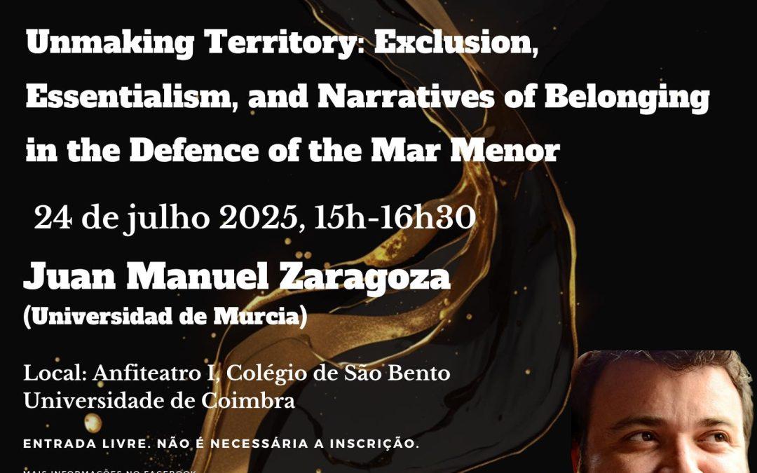 Aula aberta com Juan Manuel Zaragoza