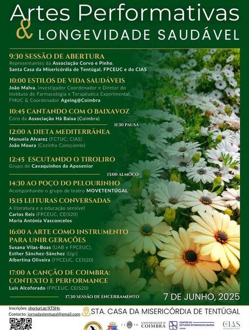 II Jornadas de Educação de Adultos com o tema “Artes Performativas & Longevidade Saudável”