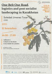 Ciclo de Seminários sobre a China e o Mundo - Com Soledad Jimenez-Tovar